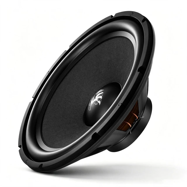 Main image of TANVSO ShadowBass Series 15 Subwoofer, 2500W Peak 4 Ohm 15 Inch Car Subwoofer, High-Excursion Woofer with Thick Rubber Surround for Trunk Bass Box & Custom Car Audio, Single