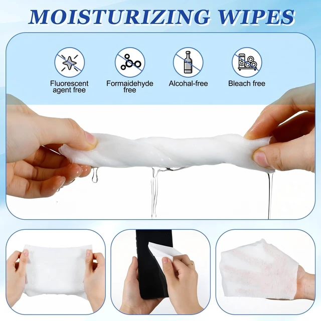 Alt view image 4 of 5 - Threlaco 4 Pack 240 Count Electronic Screen Cleaning Wipes