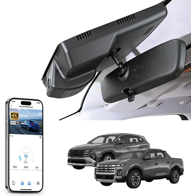 Main image of mangoal 4K Dash Cam for Hyundai Tucson & Santa Cruz 2022-2026
