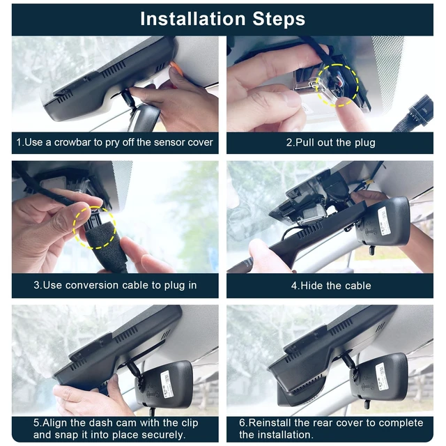 Alt view image 4 of 5 - mangoal 4K Dash Cam for Hyundai Tucson & Santa Cruz 2022-2026