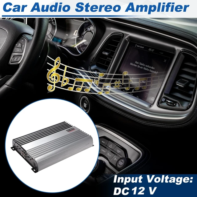 Alt view image 3 of 5 - RATCHROLL 6800 W 12 V Car Power Amplifier Class A/B Full-Range Amplifier Car Audio Stereo Amplifier Stereo Power Amp for Subwoofer and Door Speakers