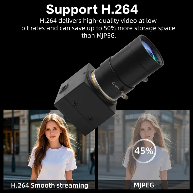 Alt view image 5 of 5 - MMlove 1080P USB Camera,Full HD 10X Optical Zoom,0.01Lux Low Light Webcam