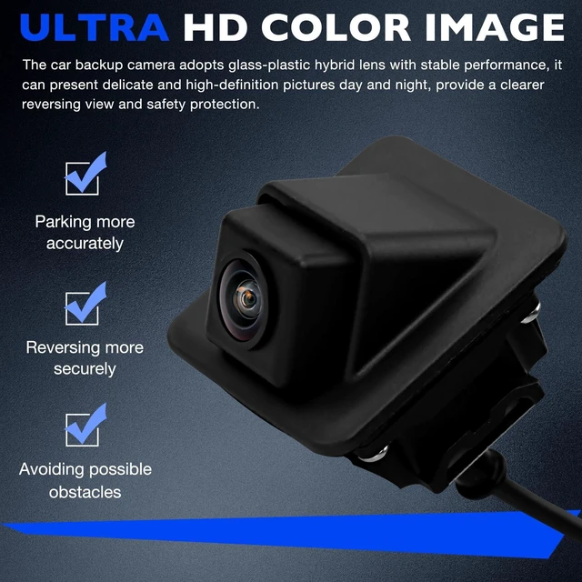 Alt view image 3 of 5 - Backup Camera Compatible with 2012 2013 Hyundai Elantra L GL GLS 1.8L L4, Safety Reversing Parking Assist Cameras, Replace 95750-3X345 957503X105 957503X100 Rear Camera