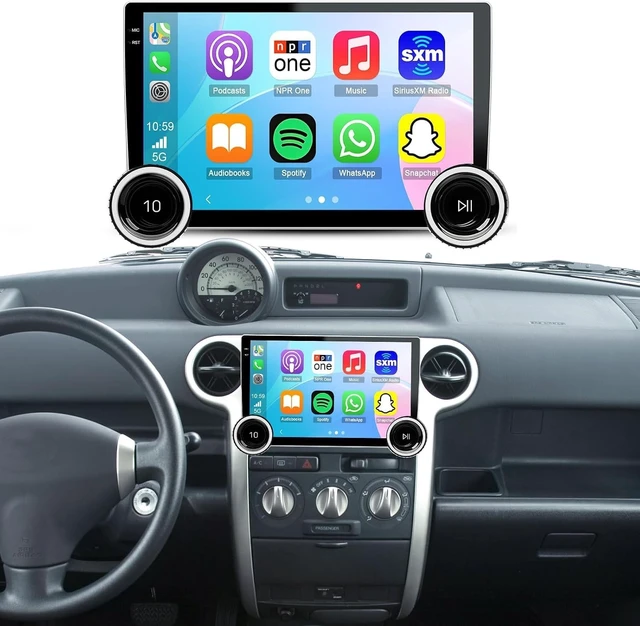 Alt view image 2 of 5 - 10.1 Inch Android 15 Car Stereo Radio for Toyota Scion xB 2004 2005 2006