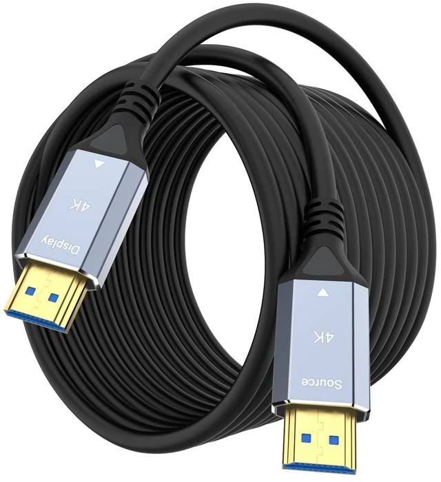 Main image of BOPLYBAY Fiber Optic HDMI Cable, Active Optical Cable (AOC) High Speed HDMI Cord for in-Wall Installation, Home Theater, Projector, TV and Gaming (4K@60Hz, 200, feet)