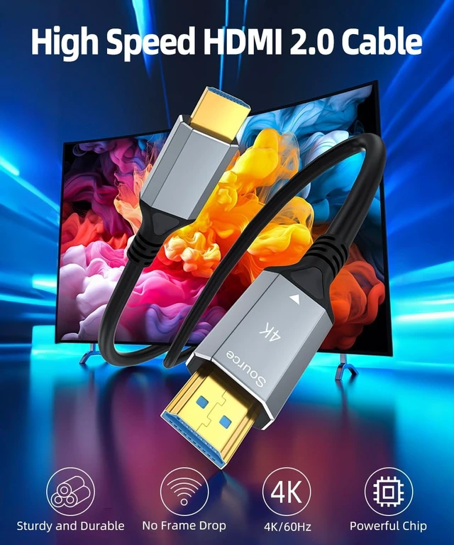 Alt view image 3 of 5 - BOPLYBAY Fiber Optic HDMI Cable, Active Optical Cable (AOC) High Speed HDMI Cord for in-Wall Installation, Home Theater, Projector, TV and Gaming (4K@60Hz, 200, feet)