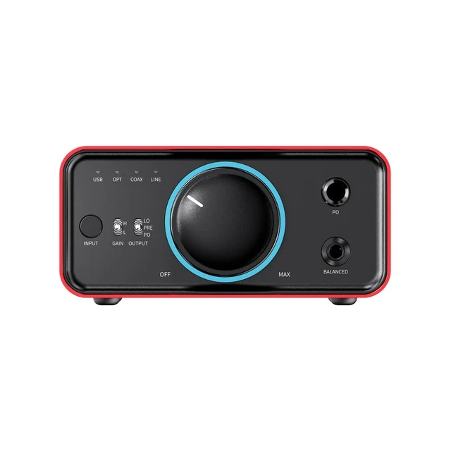 Alt view image 2 of 4 - FiiO K7 Full Balanced HiFi DAC Headphone Amplifier AK4493S*2, XMOS XU208 PCM384kHz DSD256,USB/Optical/Coaxial/RCA Inputs, 6.35mm/4.4mm Output