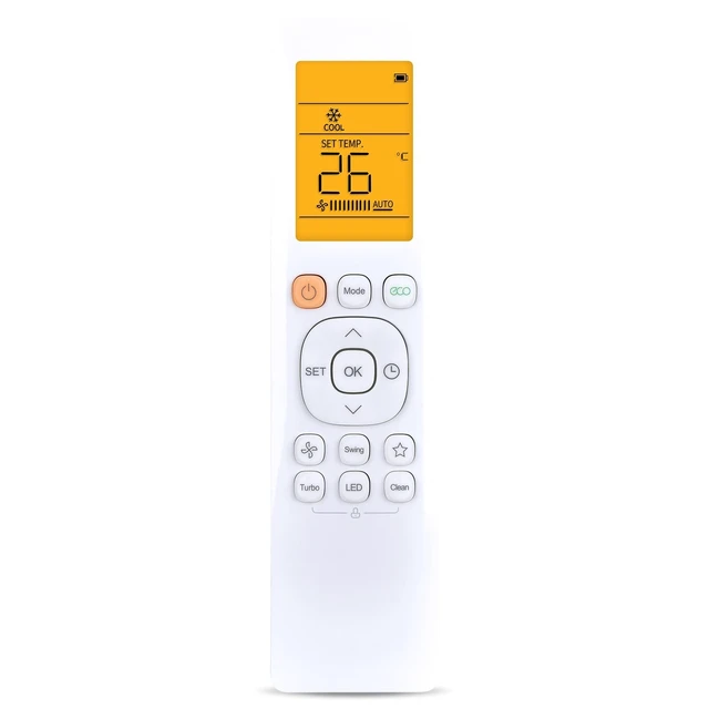 Alt view image 4 of 4 - Remote Control for Senville LETO Series Air Conditioner SENL-09CD-16
