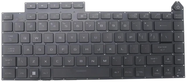 Main image of New Replacement Keyboard for Asus ROG Strix G16 G614J G614JU G614JV G614JI G634 G634J G634JY G634JYR G634JZ G634JZR Per-Key RGB Backlit US