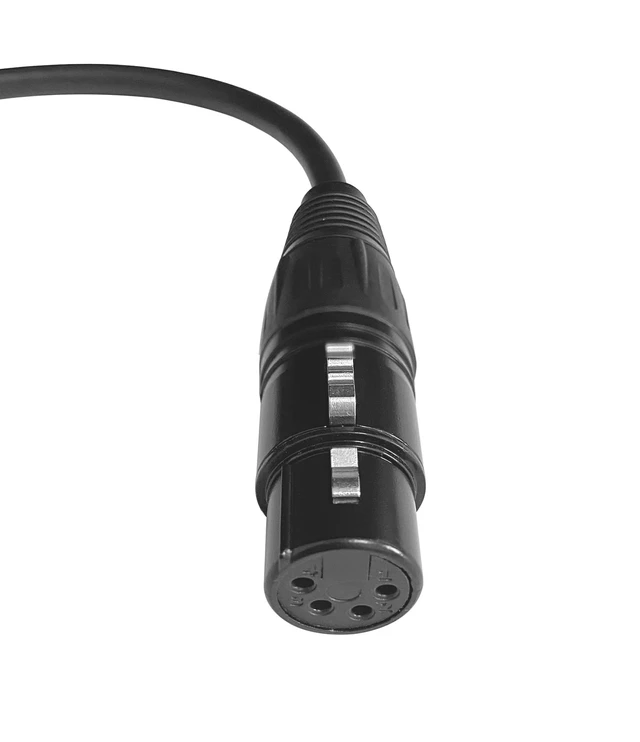 Alt view image 4 of 5 - Headset Cable 5ft,4Pin XLR Connector for ClearCom CC-110-X4/CC-300-X4