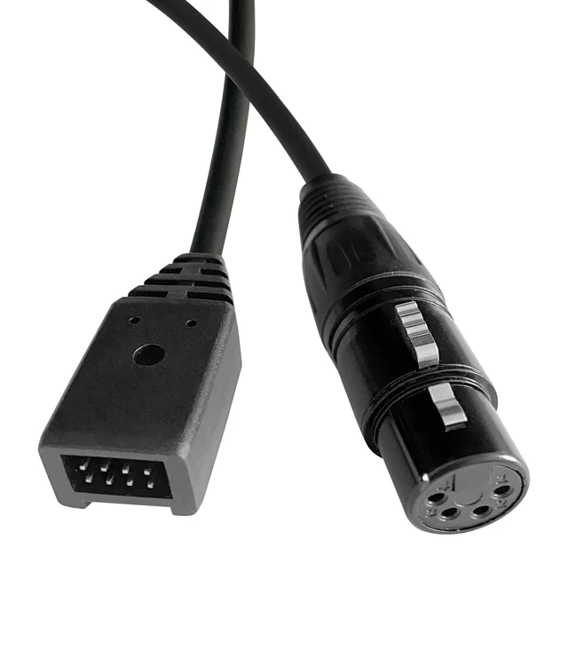 Alt view image 3 of 5 - Headset Cable 5ft,4Pin XLR Connector for ClearCom CC-110-X4/CC-300-X4