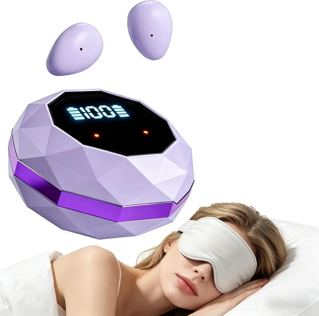 Main image of goazzzl Sleep Earbuds for Side Sleepers,Mini Invisible Wireless Earbuds for Small Ear Canals,Bluetooth 5.4, 40H Battery,Noise Blocking,Waterproof,LED Power Display,Tiny Earbuds for Work,SleepPu