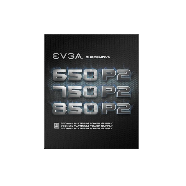 Alt view image 2 of 5 - EVGA 220-P2-0650-X1 SuperNOVA 650 P2, 80+ PLATINUM 650W , Fully Modular , EVGA ECO Mode, 10 Year Warranty , Includes FREE Power On Self Tester, Power Supply ,Black