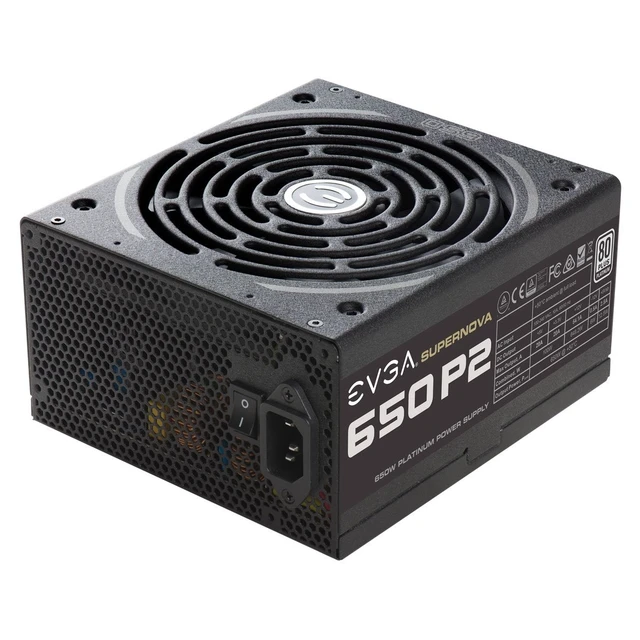 Alt view image 4 of 5 - EVGA 220-P2-0650-X1 SuperNOVA 650 P2, 80+ PLATINUM 650W , Fully Modular , EVGA ECO Mode, 10 Year Warranty , Includes FREE Power On Self Tester, Power Supply ,Black
