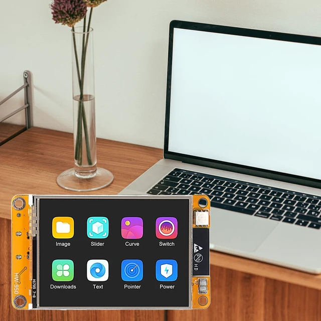 Alt view image 4 of 5 - AOICRIE 2pcs 2.4" inch ESP32 Display ESP32 Development Board ESP32-2432S028R WiFi Bluetooth Resistive Touch Screen ILI9341 Driver 240X320 Smart Display TFT LCD Module