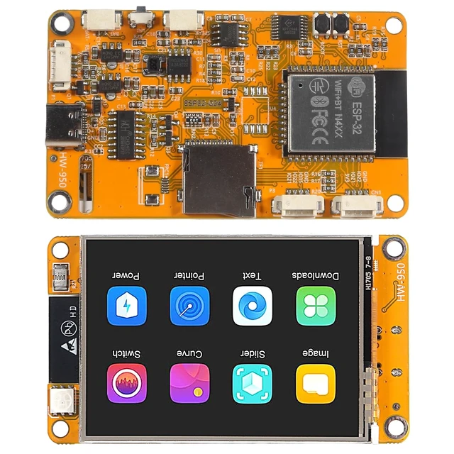 Alt view image 5 of 5 - AOICRIE 2pcs 2.4" inch ESP32 Display ESP32 Development Board ESP32-2432S028R WiFi Bluetooth Resistive Touch Screen ILI9341 Driver 240X320 Smart Display TFT LCD Module