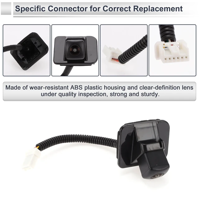 Alt view image 4 of 5 - RATCHROLL 39530T2AA71 License Plate Rear View Camera for Honda Accord