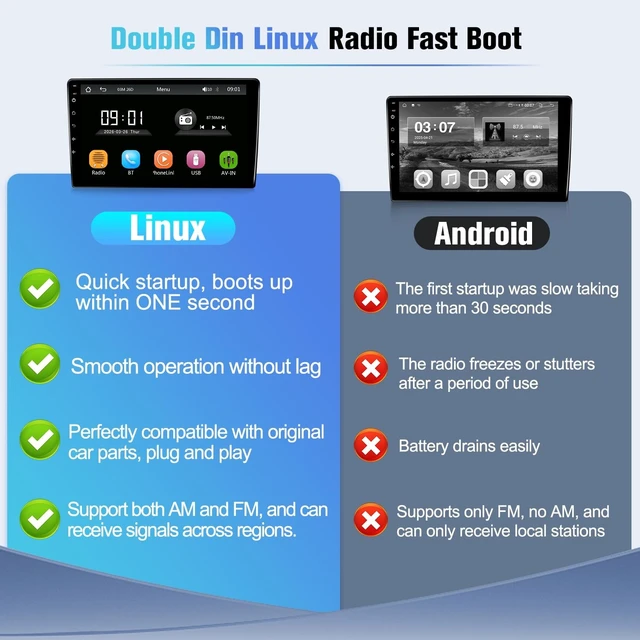 Alt view image 4 of 5 - Naifay Fast Boot Linux Radio for Honda Civic 2006-2011