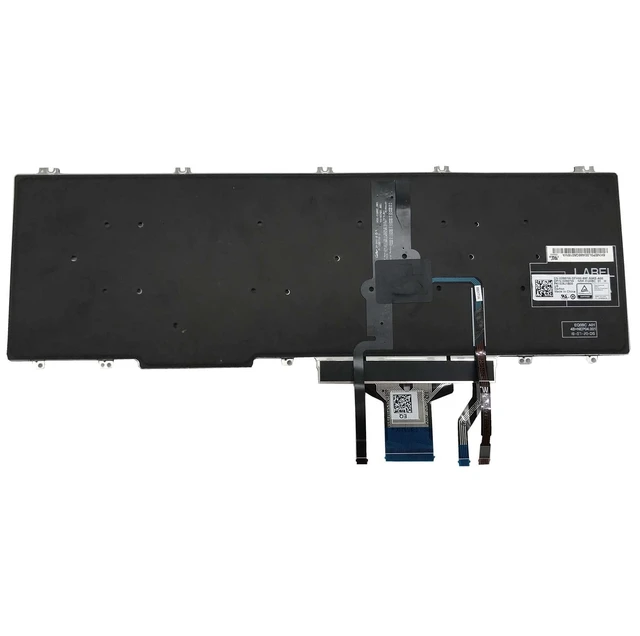 Alt view image 3 of 5 - for DELL Precision 7530 7730 E7530 M7530 7540 7740 Series Black Frameless, with Backlight, with Mouse Stick 0DK60 00DK60 266YW 0266YW 06P79 006P79 US Layout Notebook Keyboard