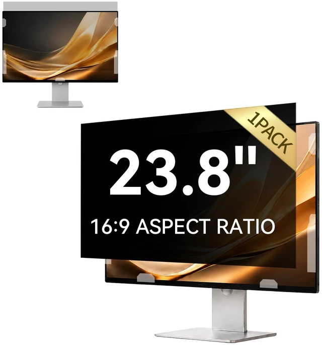 Main image of 23.8 Inch Computer Privacy Screen Filter Protector for 16:9 Aspect Monitor