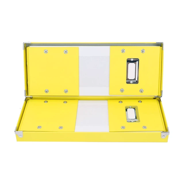 Alt view image 4 of 5 - Snap-N-Store CD Storage Box - Pack of 1/2 - Durable Disc Holder with Lid to Store for Discs (2 Pack - CD, Yellow)