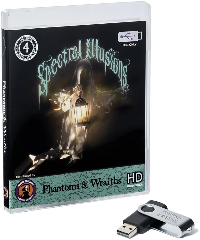 Main image of Spectral Illusions Phantoms & Wraiths Virtual Reality Compilation Video on USB