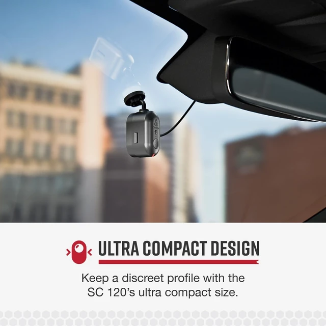 Alt view image 2 of 5 - Cobra Discreet Dash Cam (SC120), QHD 1440P Video Resolution, Built-in WiFi
