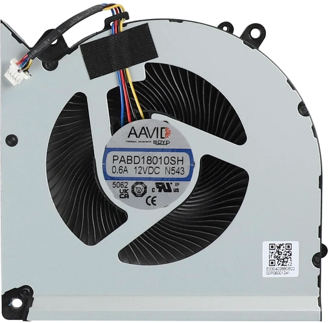 Alt view image 4 of 5 - CPU+GPU Cooling Fan for MSI Vector A18 HX Raider A18 HX A9W N542 N543