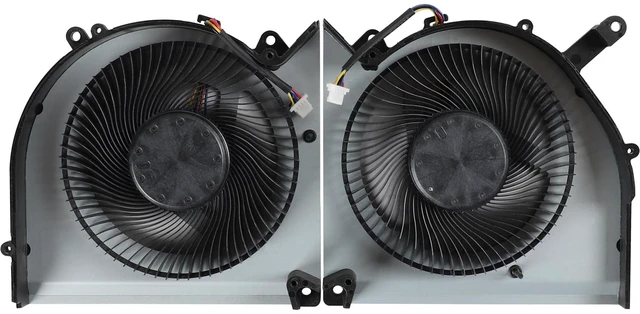 Alt view image 2 of 5 - CPU+GPU Cooling Fan for MSI Vector A18 HX Raider A18 HX A9W N542 N543