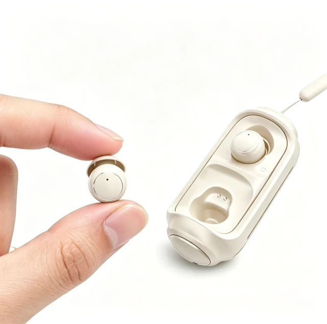 Main image of NVXMANIYK Ultra-Mini Sleep Earbuds for Side Sleepers, Bluetooth 6.0 Invisible Earphones with Fidget Toy Case, 30H Playtime, IPX5 Sweatproof, Touch Control for ASMR, Work, Commute & Travel