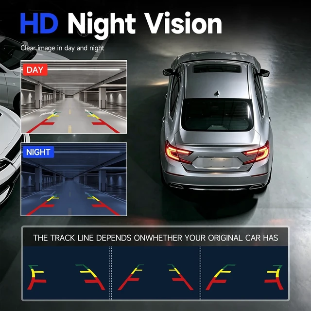 Alt view image 4 of 5 - Backup Camera for 2014-2017 Honda Accord Sedan Replace 39530-T2A-A21