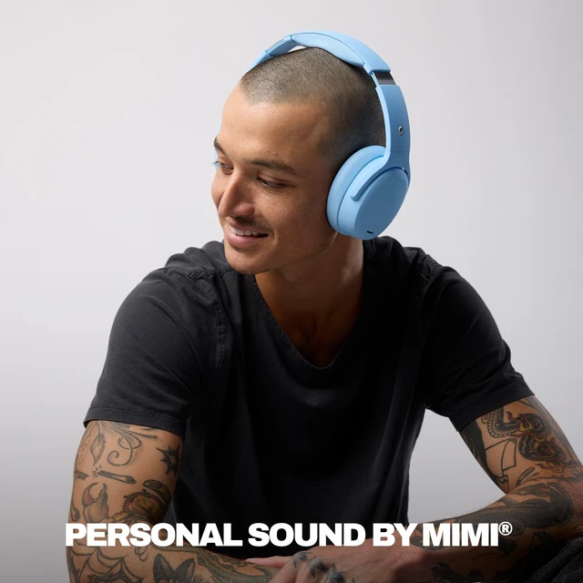 Alt view image 5 of 5 - Skullcandy Crusher ANC 2 Noise Cancelling Wireless Headphones - Preppy Blue