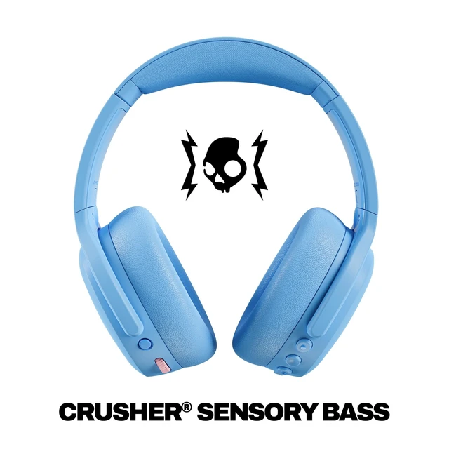 Alt view image 2 of 5 - Skullcandy Crusher ANC 2 Noise Cancelling Wireless Headphones - Preppy Blue