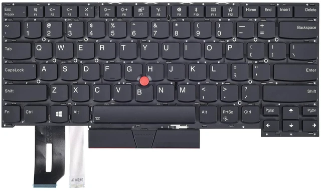 Main image of Replacement Keyboard for Lenovo Thinkpad T490s T495, Thinkpad P1 Gen 3 2, Thinkpad X1 Extreme Gen 3 2 1 Series Laptop with Backlit US Layout