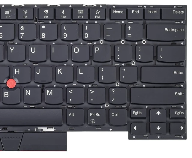 Alt view image 3 of 5 - Replacement Keyboard for Lenovo Thinkpad T490s T495, Thinkpad P1 Gen 3 2, Thinkpad X1 Extreme Gen 3 2 1 Series Laptop with Backlit US Layout