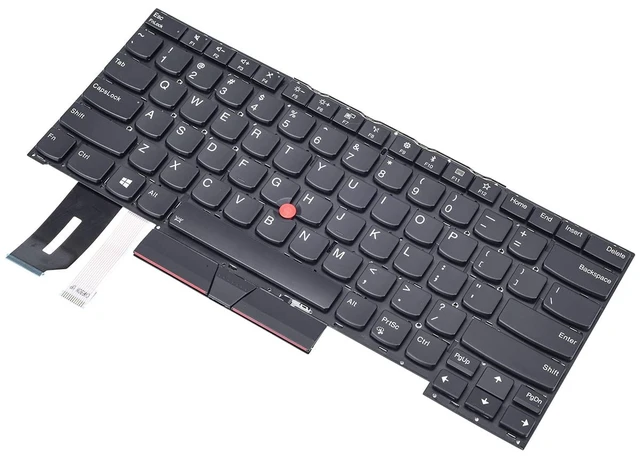 Alt view image 4 of 5 - Replacement Keyboard for Lenovo Thinkpad T490s T495, Thinkpad P1 Gen 3 2, Thinkpad X1 Extreme Gen 3 2 1 Series Laptop with Backlit US Layout