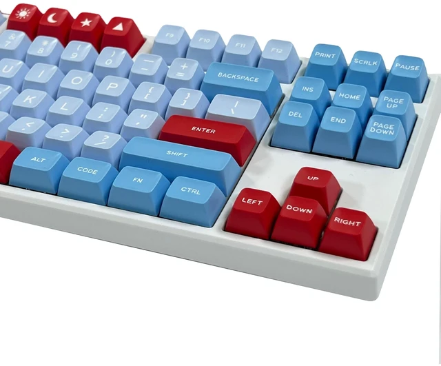 Main image of Owpkeenthy 173 Keys PBT Cherry Profile Keycaps Set, Gaming Replacement Full Keys AntiWear for 60%100% ANSI/ISO Mechanical Keyboard SA Falan