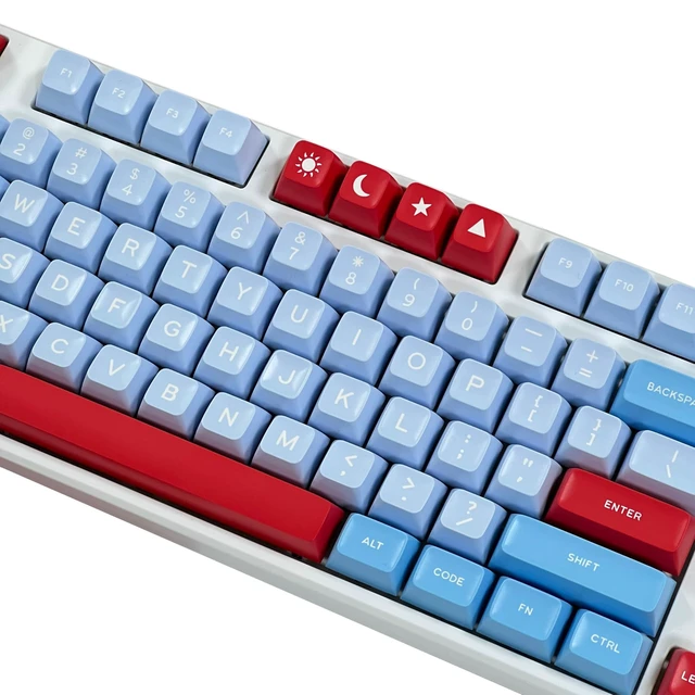 Alt view image 5 of 5 - Owpkeenthy 173 Keys PBT Cherry Profile Keycaps Set, Gaming Replacement Full Keys AntiWear for 60%100% ANSI/ISO Mechanical Keyboard SA Falan