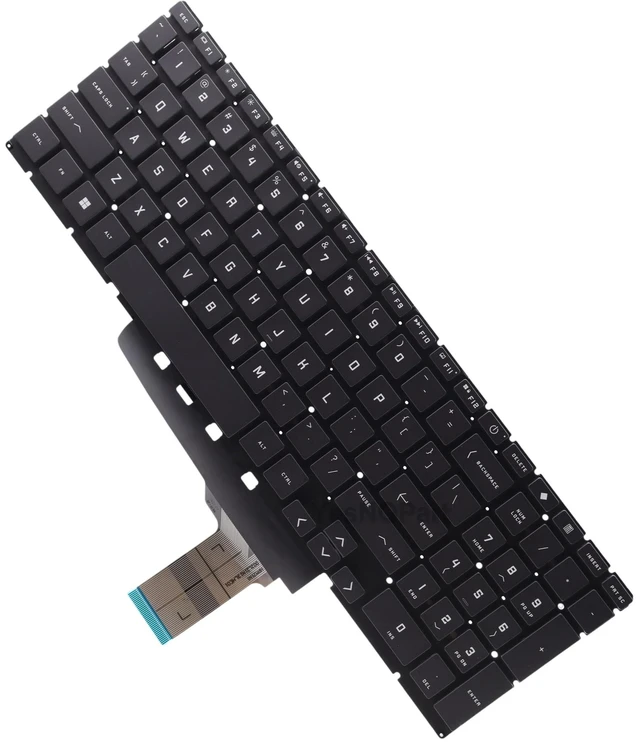 Main image of YESNOPART Backlit Keyboard Replacement for HP Victus 16-R 16-S 15-FB 15-FA 16-D 16-E 16-R0097NR 15-FA0025NR 15-FB2063DX - Gray/Silver
