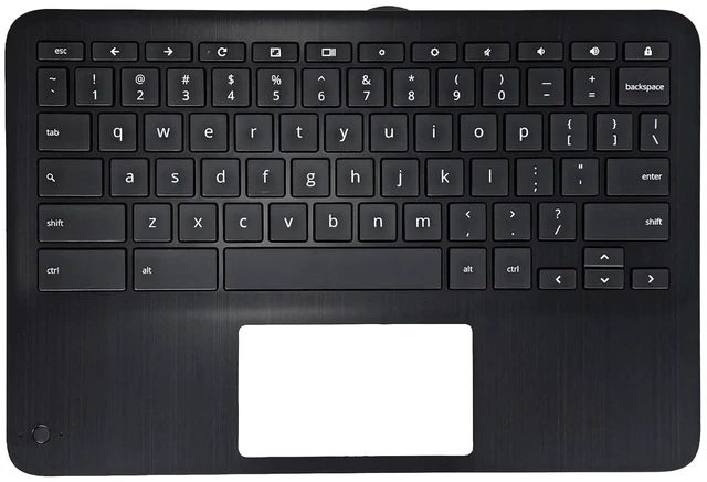 Main image of New Replacement for HP Fortis X360 11 G3 J Chromebook Series Laptop Palmrest Upper Case Keyboard with WFC/Non-WFC Versions Assembly Part N38880-001 N38882-001 Black (KB-Non-WFC)