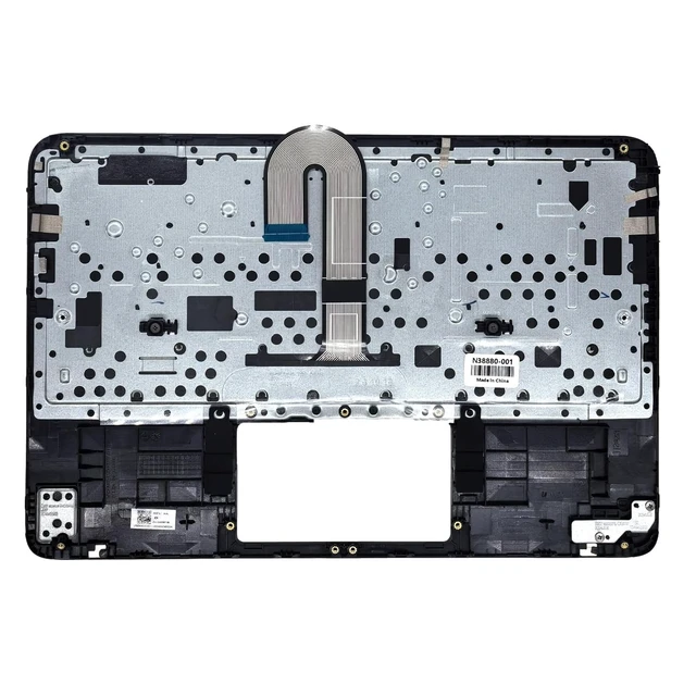 Alt view image 2 of 5 - New Replacement for HP Fortis X360 11 G3 J Chromebook Series Laptop Palmrest Upper Case Keyboard with WFC/Non-WFC Versions Assembly Part N38880-001 N38882-001 Black (KB-Non-WFC)