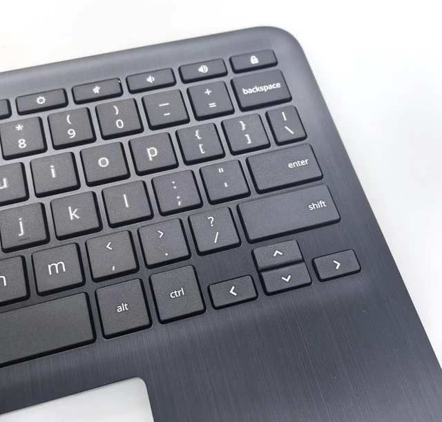 Alt view image 4 of 5 - New Replacement for HP Fortis X360 11 G3 J Chromebook Series Laptop Palmrest Upper Case Keyboard with WFC/Non-WFC Versions Assembly Part N38880-001 N38882-001 Black (KB-Non-WFC)