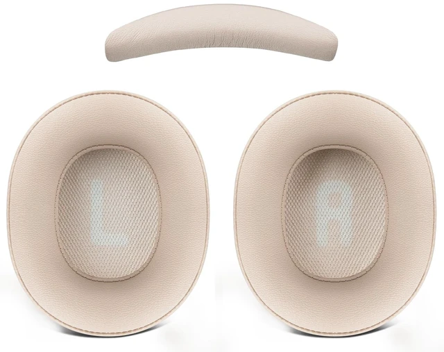 Main image of SOULWIT Replacement Kit for JBL Tune 700BT/710BT/720BT/750BTNC/760NC/770NC Headphones, Protein Leather Ear Pads + Headband - Sand Dune