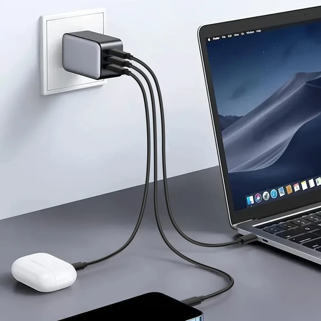 Alt view image 4 of 5 - 100-Pack USB C Charger Cable - Bulk USB to Type-C Charging Cords, Black