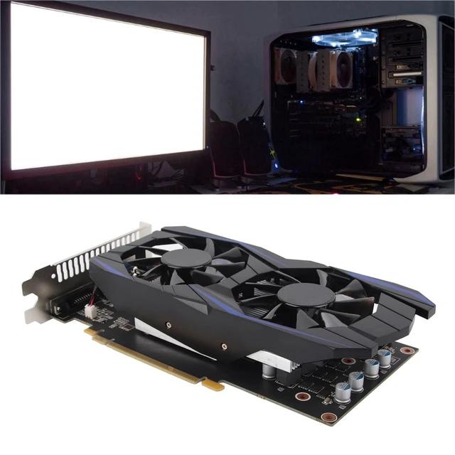 Alt view image 3 of 5 - Yunir Gaming Graphics Card, 550Ti 6GD5 GDDR5 6144MB 192BIT Computer Graphics Card, with VGA DVI Interface, for Desktop Computer Gaming (GTX550Ti 6GB)