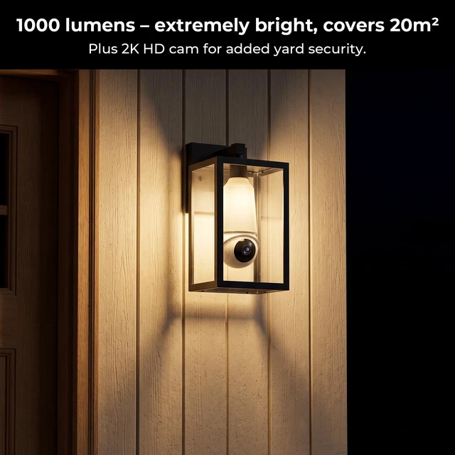 Alt view image 3 of 5 - WESECUU Light Bulb Security Camera -5G& 2.4GHz WiFi 2K Bulb Camera, 1000-Lumen Dimmable LED & Alarm,Two-Way Talk,Color Night Vision,Human Detection, Compatible with Alexa