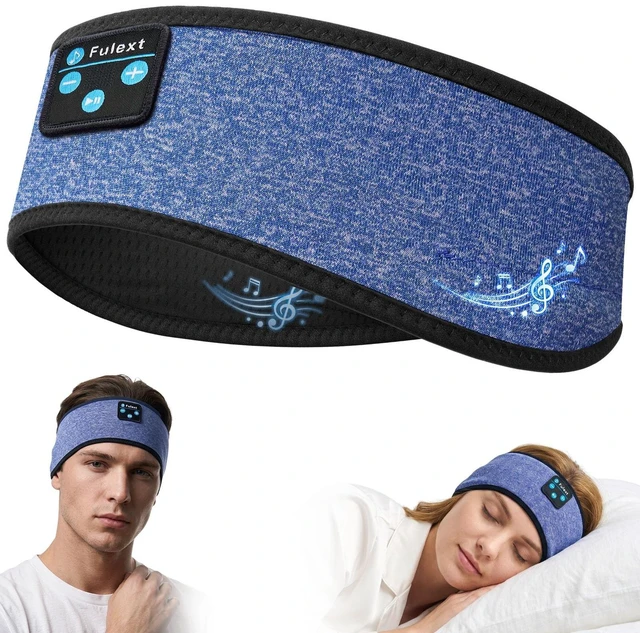 Main image of Fulext Sleep Headphones Bluetooth 5.4 Headband, Sleeping Headphones with Built-in HD Stereo Speaker for Side Sleepers, Wireless Music Headband Headphones for Sports, Workout, Cool Gadget Gift