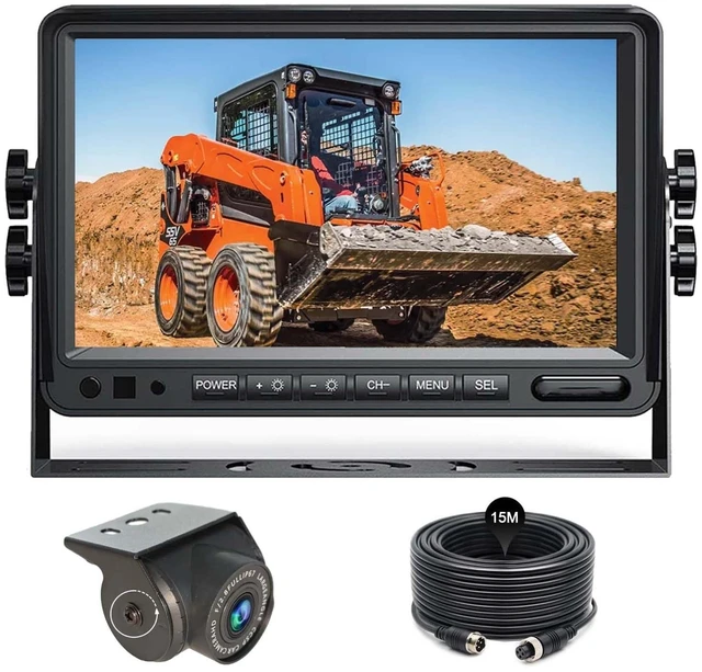 Main image of 7" 1080P AHD Wired Reverse Rear View Backup Camera System,IP69K Waterproof Night Vision, Vibration-Proof 20G for Tractor/Truck/Excavator/Caravan/Skid Steer/Heavy Equipment