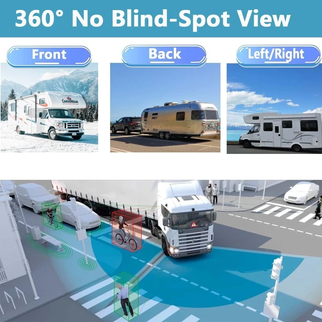 Alt view image 2 of 5 - 7" 1080P AHD Wired Reverse Rear View Backup Camera System,IP69K Waterproof Night Vision, Vibration-Proof 20G for Tractor/Truck/Excavator/Caravan/Skid Steer/Heavy Equipment