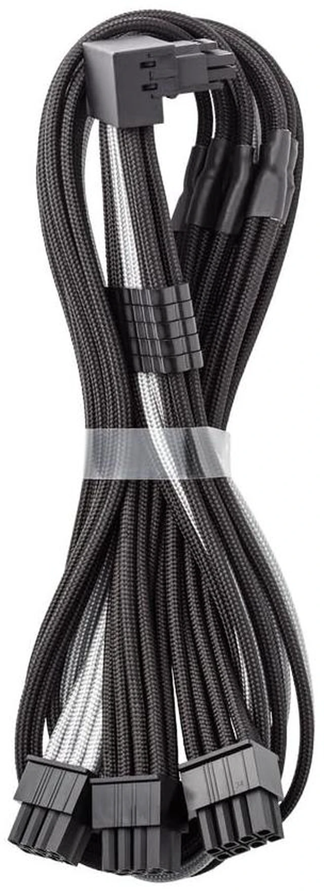 Main image of CableMod Pro ModFlex Sleeved 12V-2x6 PCIe Cable for EVGA(Blk+SLV,3x8p,90B)
